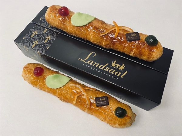 Kerststaaf Opgemaakt